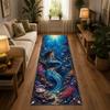 Ocean Jellyfish Coral Tropical Fish print Runner Rug,Hallway,Kitchen,Bedside,Washable Runner Rug,Home Decor Present