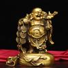 Ornament Metal Buddha Maitreya Statuie Buddha cu Burta Mare Ornament Chinezesc Feng Shui Decorațiune Casă Statui Buddha de Adorare