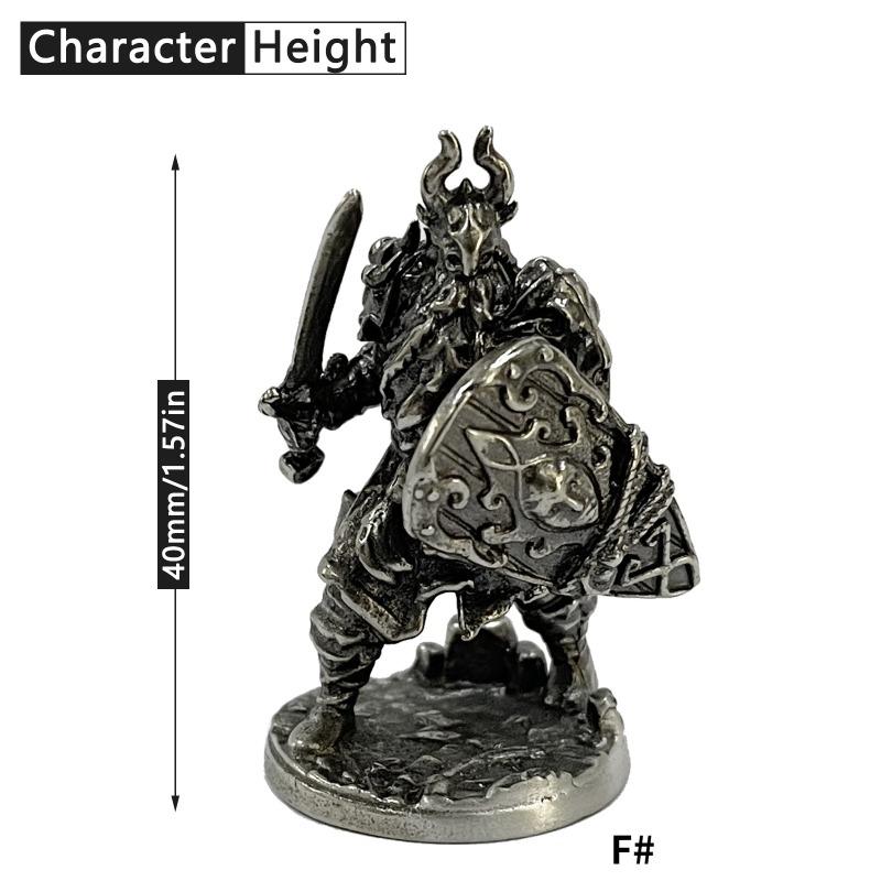 Middle Ages Legion Wraith Soldiers Models Figurines Miniatures Metal Copper Mens Gifts Desktop Ornaments Decorations Crafts