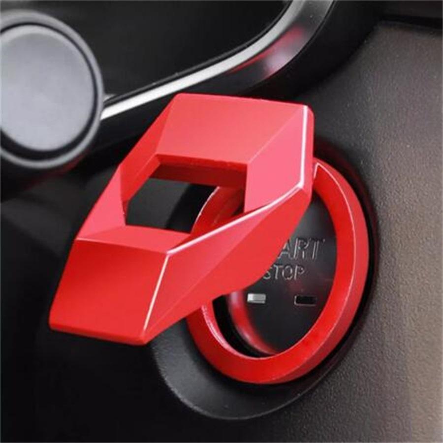 Universal Car Engine Start Stop Push Button Switch Decor Cover Car Accessories