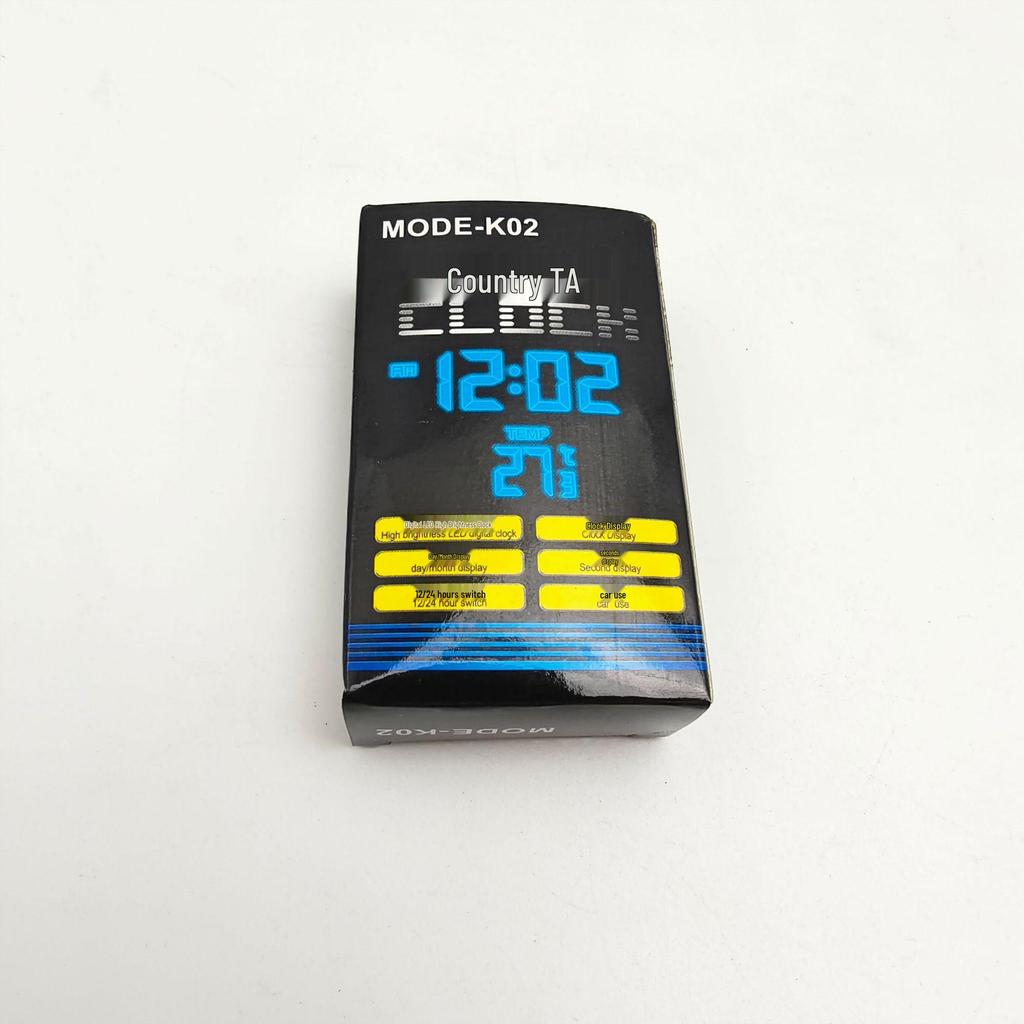 Auto Lüftungsschlitz Leuchtende Uhr & Thermometer