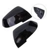 1 Pair Gloss Black Car Rear Wing Mirror Cover Cap For BMW F20 F21 F22 F30 F32 F36 F87 X1 ABS Plastic Rear View Mirror Covers