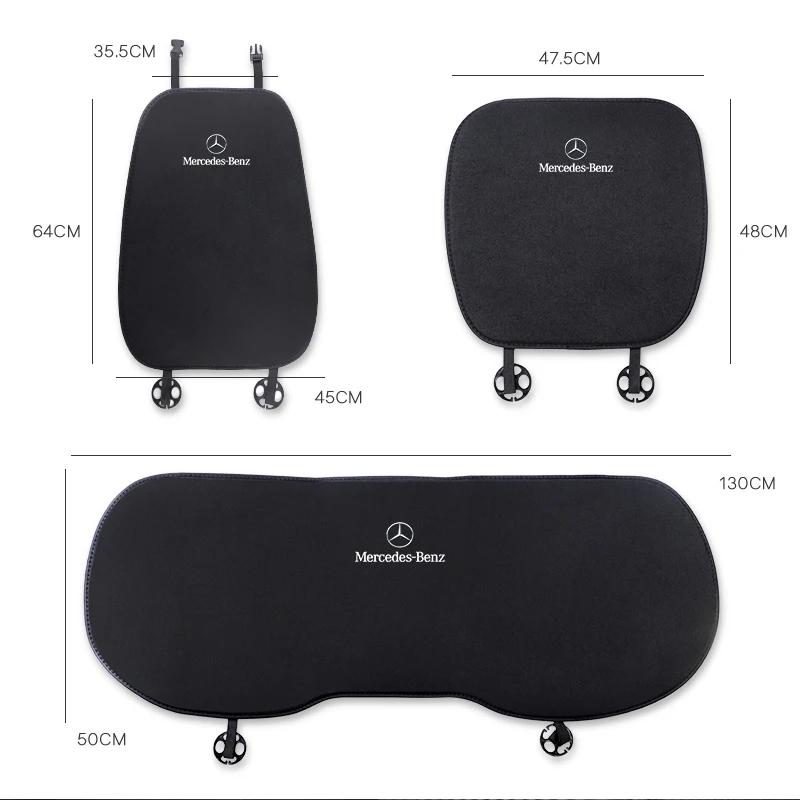UEDKO1 Hot 2025 Car Interior Seat Cushion Cover Backrest Pad Protect Mat For Mercedes Benz AMG W177 W176 X166 X167 C257 C218 X253 C118
