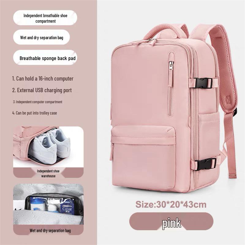 

Ультралегкий женский дорожный рюкзак большой вместимости для коротких поездок