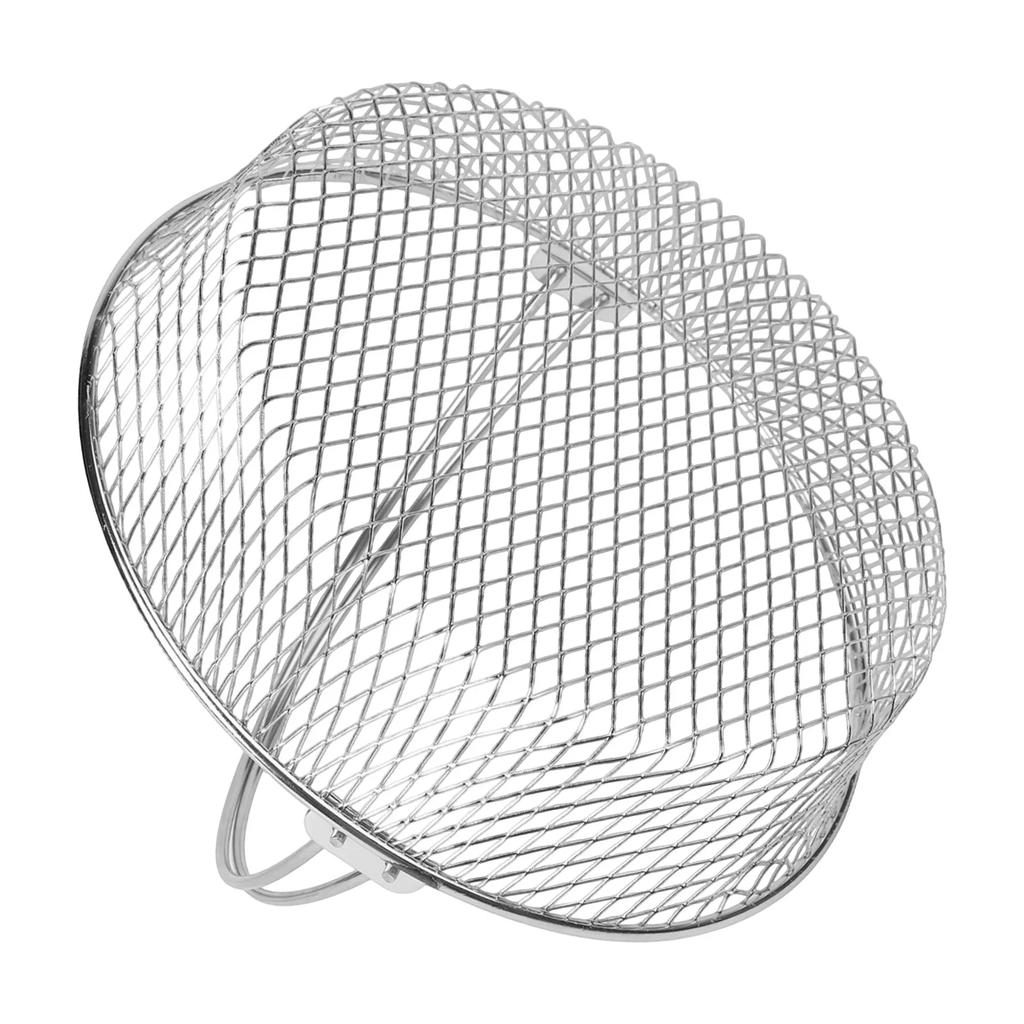 Food Preparation Oven Steamer Mesh Basket Comfortable Handle Air Fryer Accessory Accessory 304 Stainless Steel