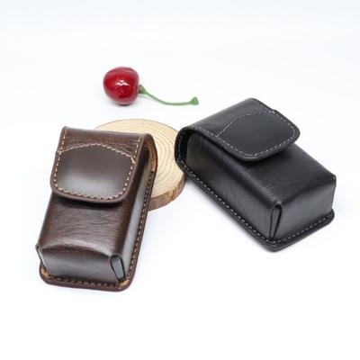 Mini Size Eyeglass Case Anti Squeeze Waist Carry Pack Stable Frame Leather Glass Pouch  Field Work