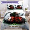 Warner Bros. Film (3) Set Biancheria da Letto Personalizzabile con Nome Copripiumino Traspirante con Federe Decorazione per la Casa Regalo di Compleanno