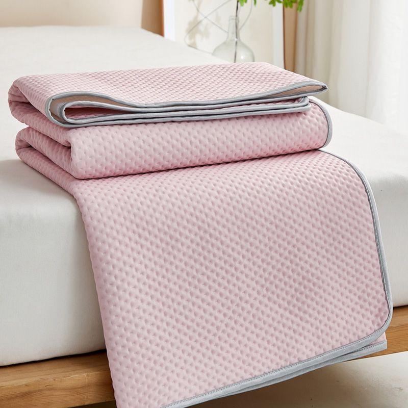 Ice Silk Cooling Mat, Bean Dot Breathable Summer Bed Sheet Style Cooling Mattress for Dorm Home