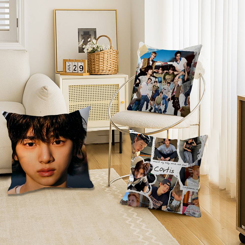 Kpop Group C-CORTIS Personalized Pillow Cover Kids Bedroom Wild Party Decor Pillowcase kid Birthday shower Gift