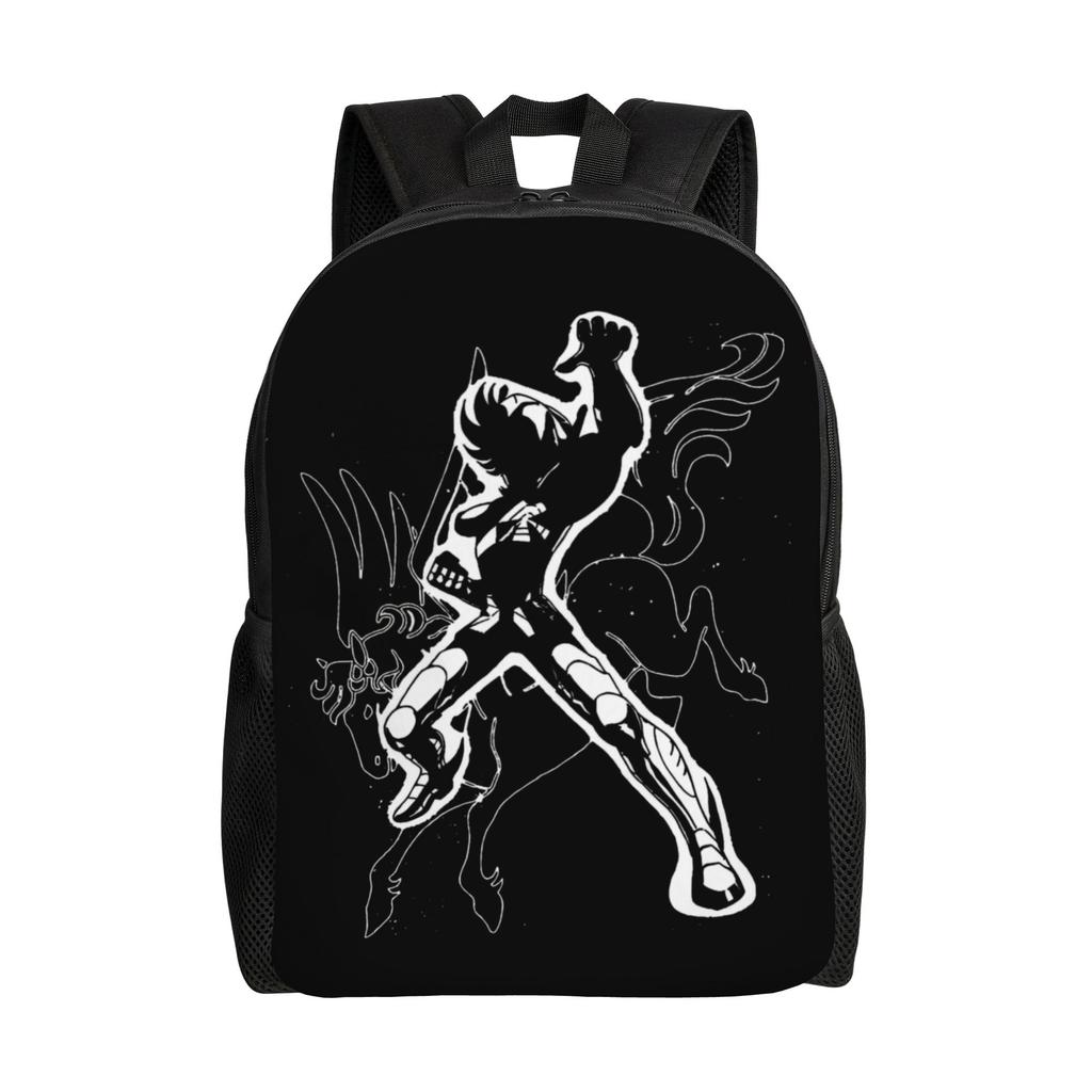 Knights of the Zodiac Backpack  Ita Bag  Mochila Portable Campus Sturdy Shoulder Rucksack