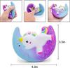 Squishy Toy 4 Pieces, VICTERR Stress Toy Squishy Set, Squishies Party Gifts Autism Anxiety for Children Girls Boys Adults