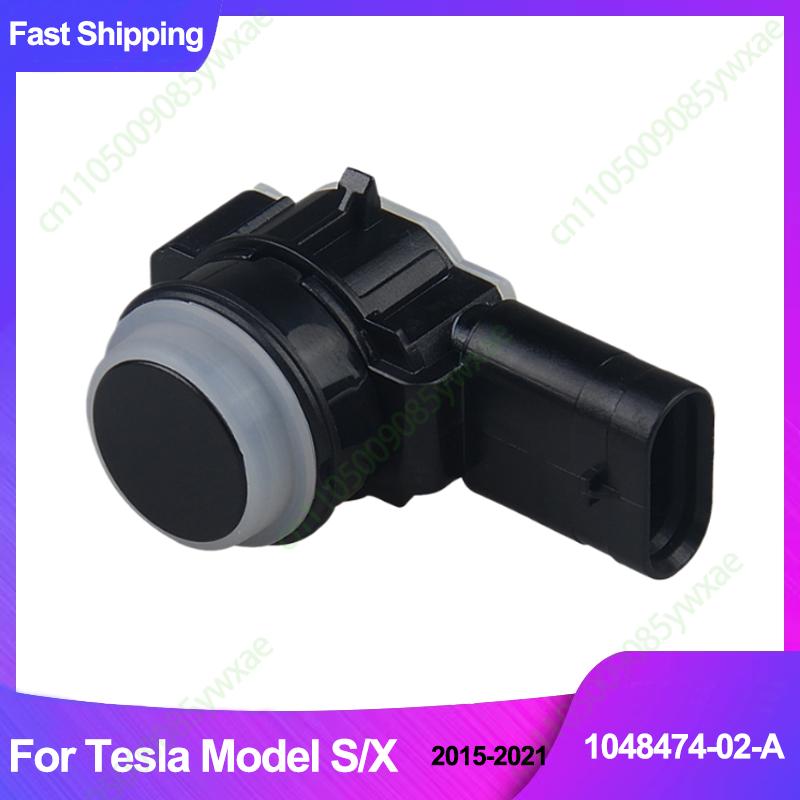 1048474-02-A PDC Parking Assist Sensor Black Front Ultrasonic Parking Sensor Bumper For Tesla Model S/X 1048474 2015-2021 New