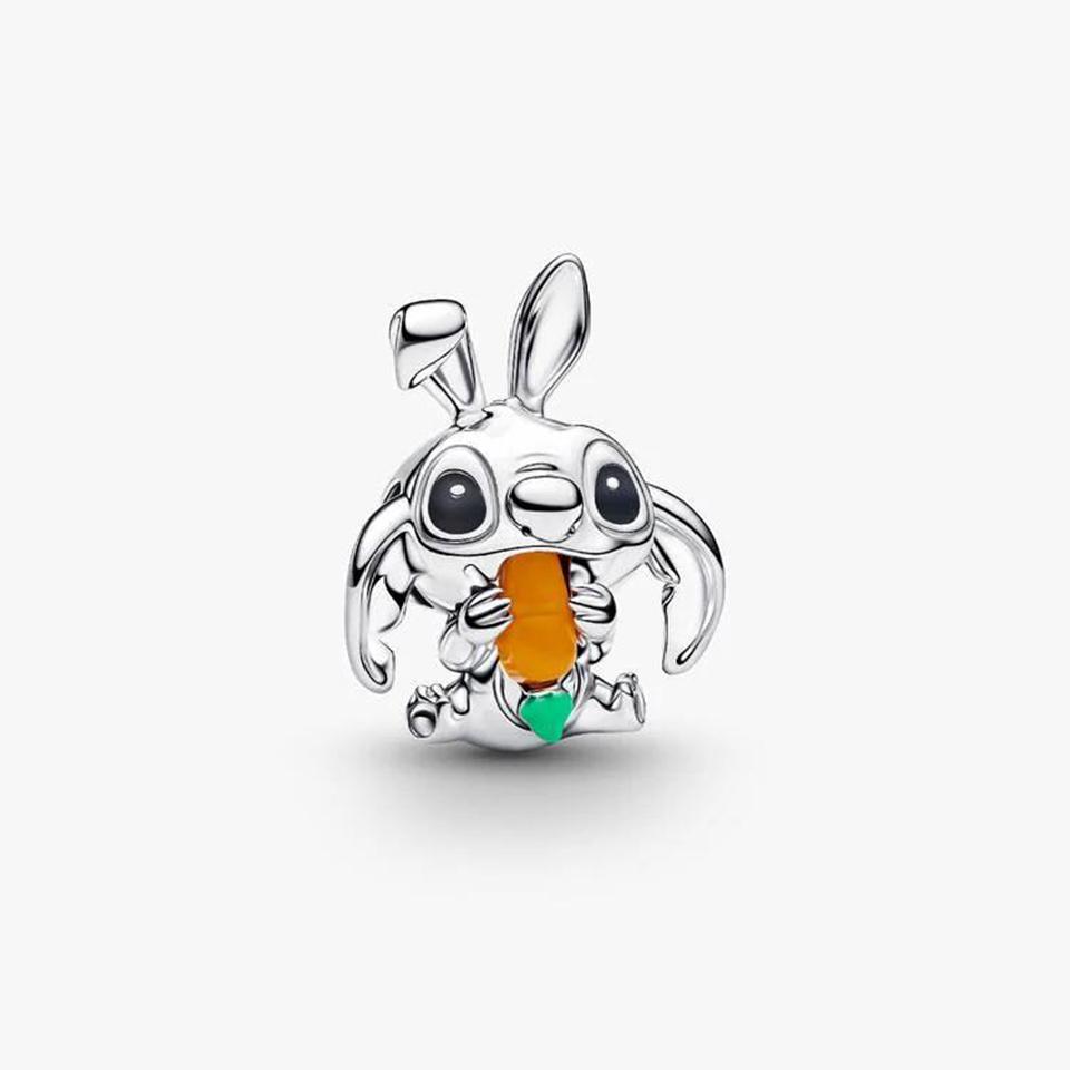 New 925 Silver Sparkling Love Heart Puppy Butterfly Beads Rose Turtle Cannibal Flower Pendant DIY Exquisite Charm Jewelry