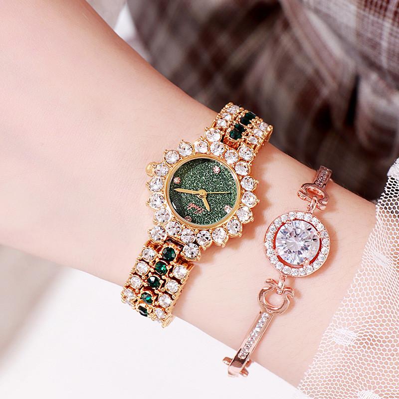Fashion Quartz Watch For Women With Starry Sky Design And Waterproof Feature