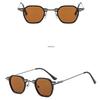 Men's Glasses Sun Protection UV Protection Fashion Personality Retro Hip Hop Punk Artistic Driving Commuter Square Small Frame Sunglasses