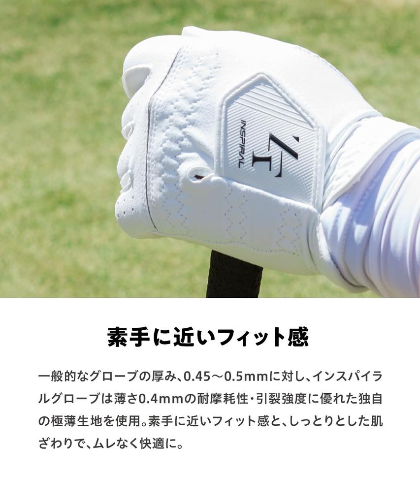 [ZEROFIT] Inspiral Gloves Golf Gloves Men's Women's Golf Wear Gloves Non-Slip Grip For Both Hands