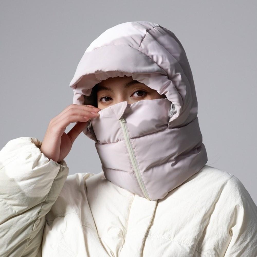 Windproof Warm Scarf Face Mask Keep Warm Lei Feng Hat Portable 3-in-1 Winter Cycling Hat  Skiing