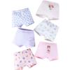 LangSha Girls' 5A Antibacterial Boxer Briefs (6-Pack)