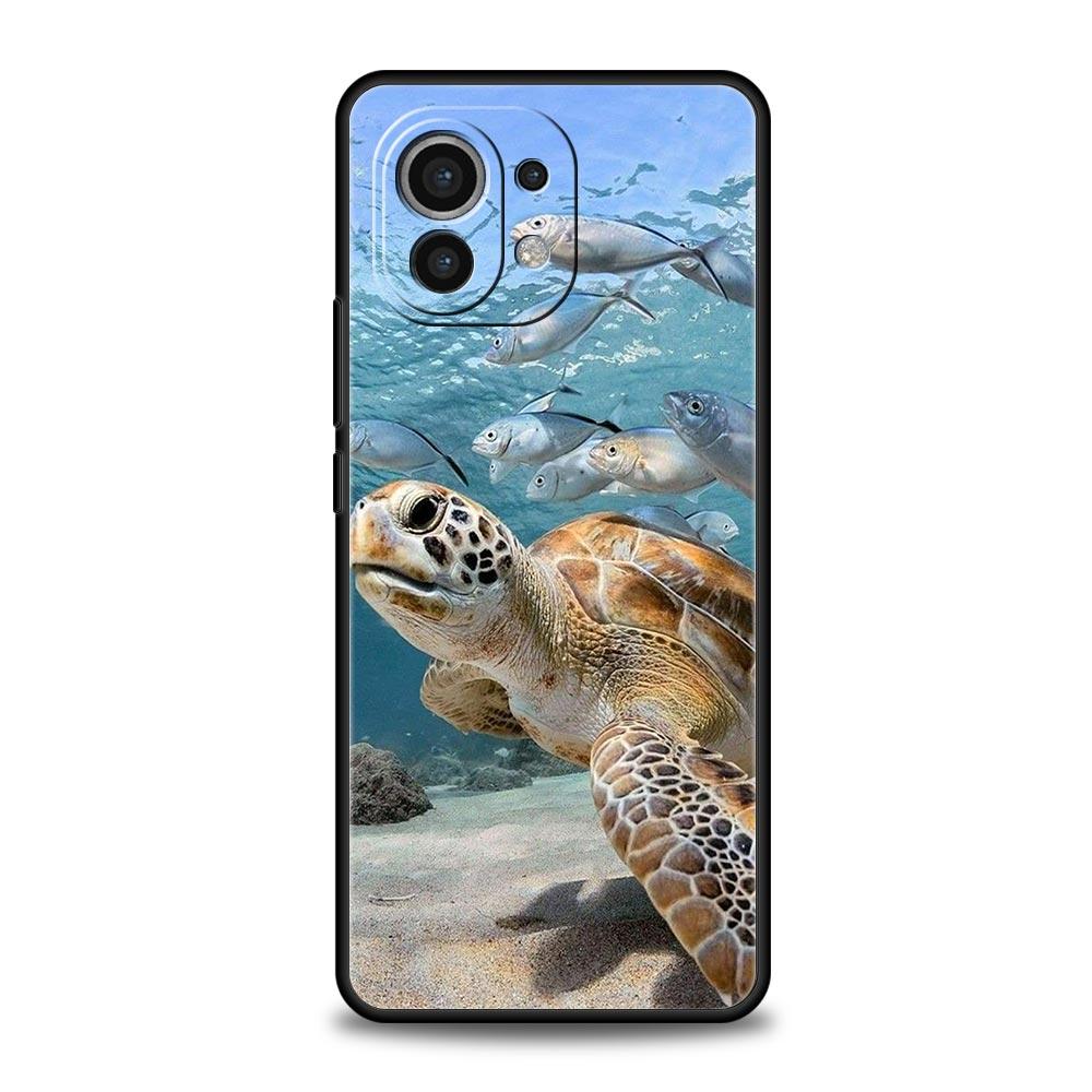 Ocean Animal Dolphin Phone Case For Xiaomi 12T 12 13 Pro Poco X3 NFC M3 F3 F4 M4 X4 Mi Note 10 11 Lite 10T 5G 11T 9T Soft Cover