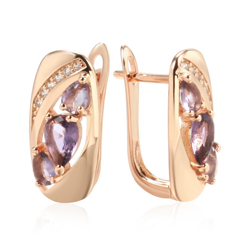 

Овальные полые серьги с фиолетовым цирконом и геометрическим узором для женщин, винтажные ювелирные изделия золотого цвета, аксессуары для вечеринок фиолетовый