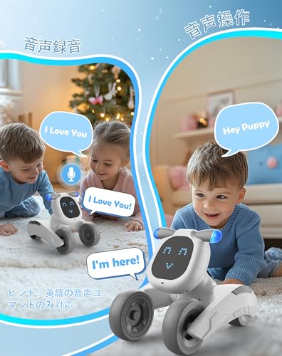 Popular Remote Control Robot Toy for Kids, Electronic Pet, Multifunctional Dog, Voice Controlled, Easy English Speaking, Programmable, Plays Music, LE