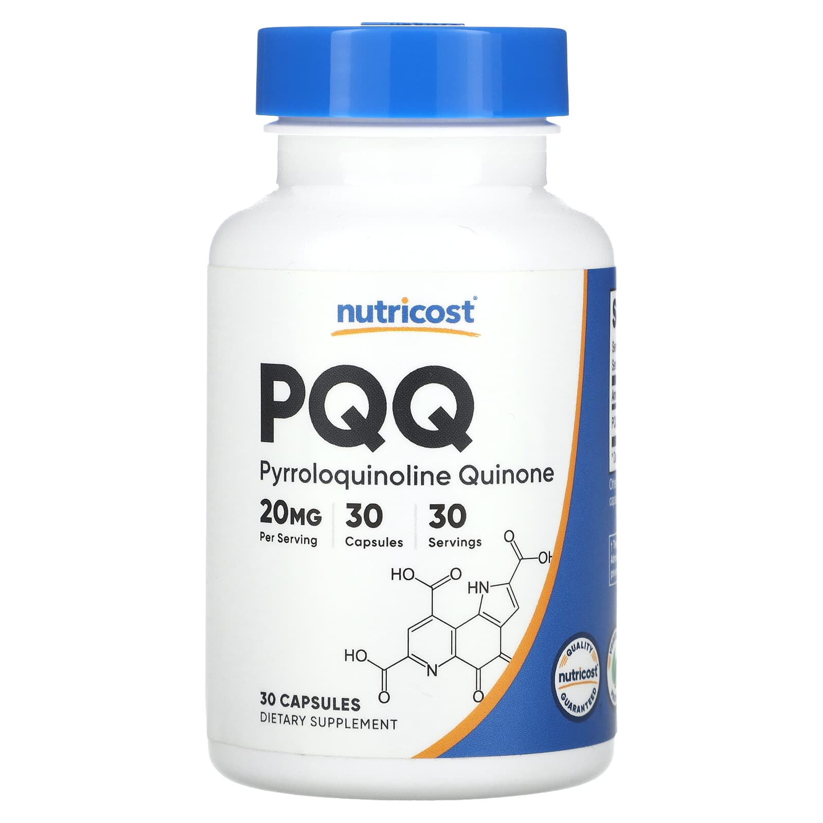 

Pqq, 20Mg, 30 Capsules