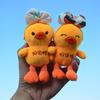 Little Duck Yellow Animal Filling Stuffed Plush Toy Keychain Decoration Bag