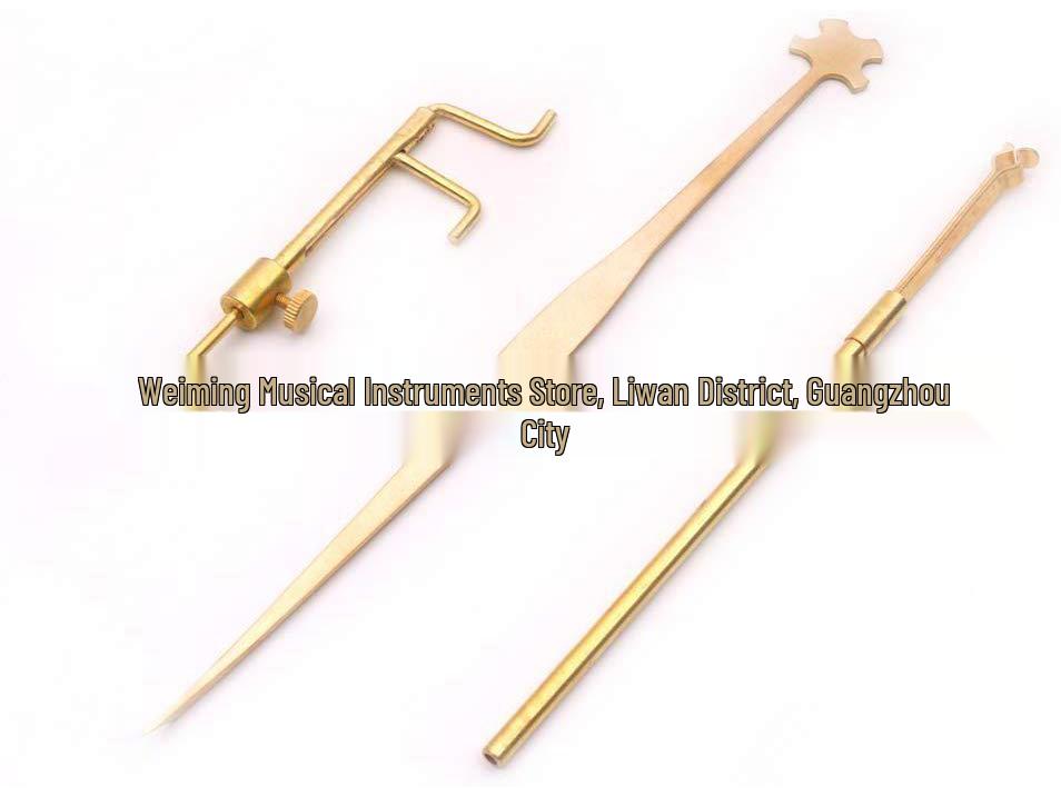 Violin and Cello Making Tool Set: Soundpost Hook, Clamp, and Length Caliper