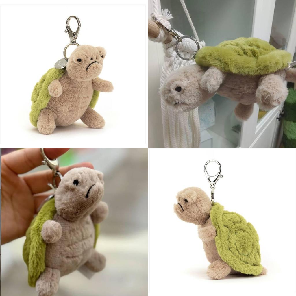 Plush Turtle Keychain With Pp Cotton Filling For Kids And Collectors
