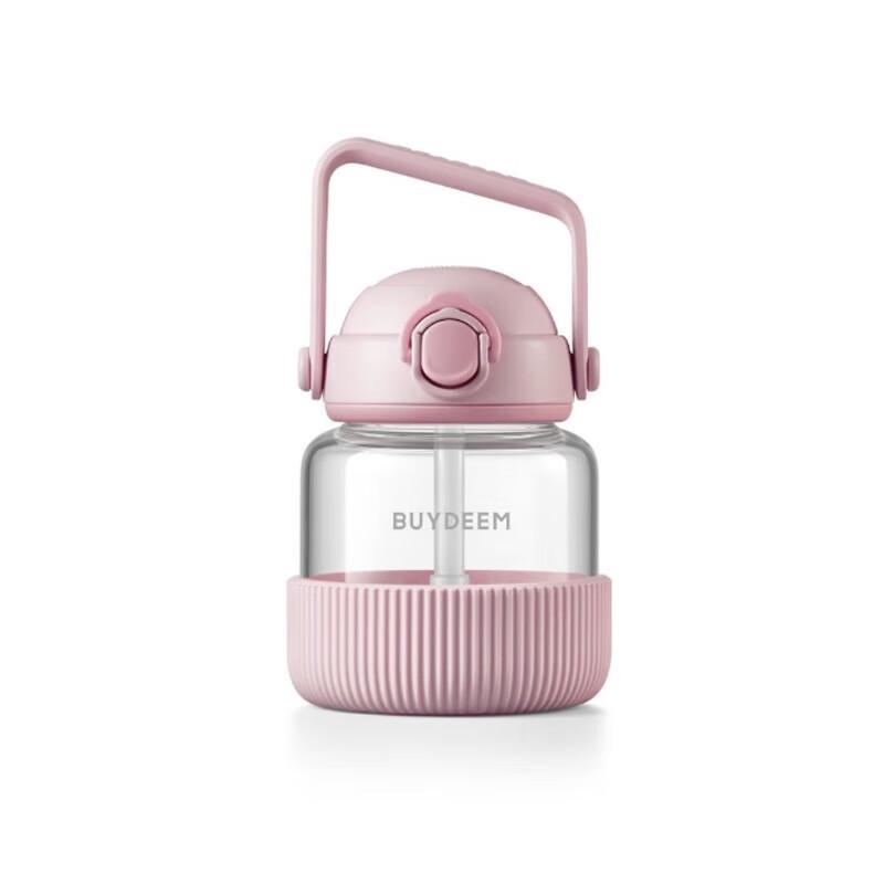 

Buydeem Heat-Resistant Glass Straw Bottle