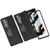 Matte Feeling Leather Full Coverage Case for Samsung Galaxy Z Fold4 Fold 4 5G Fold3 Fold 3 Zfold4 Lens Screen Glass Film Cases