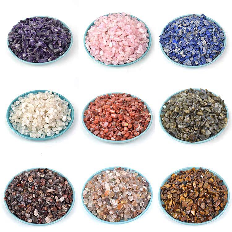 Polished Donghai Crystal Raw Stones: White, Pink, Purple, Yellow, Green Aventurine for Fish Tanks and Demagnetizing.