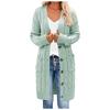 Womens Boho Patchwork Cardigan Long Sweater Open Front Knit Sweaters Coat