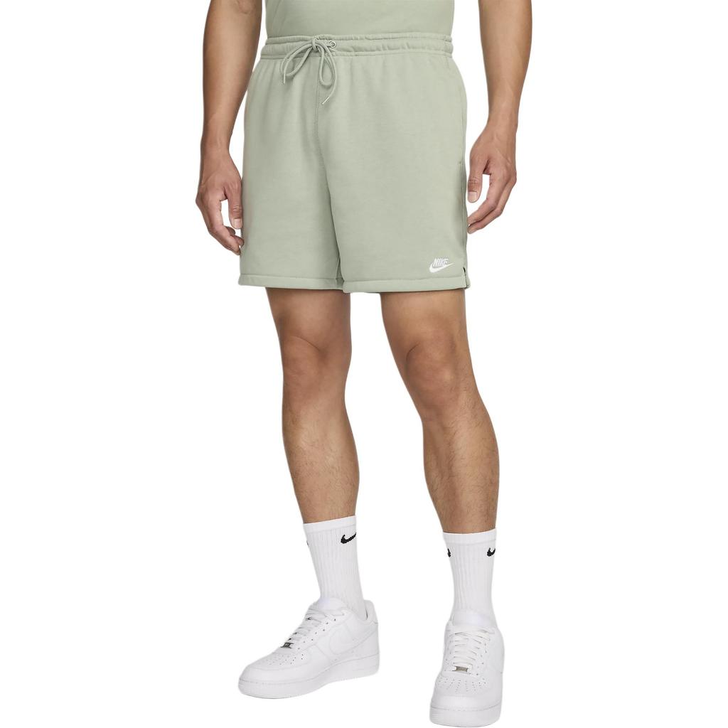 Nike Logo Elastic Waist Three-Quarter Casual Shorts Men Shorts Green FN3521-370