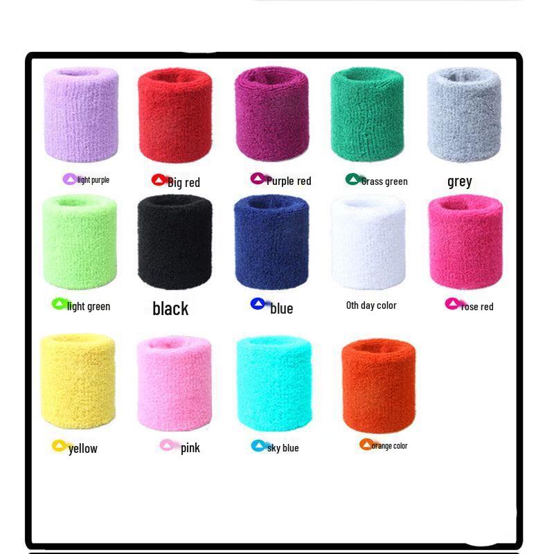 Colorful Sweat-Absorbent Sports Wristband