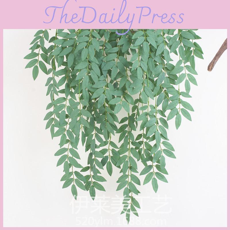 Artificial Theme Forest Plant Wall Decorative With Hanging Vines For Events Home