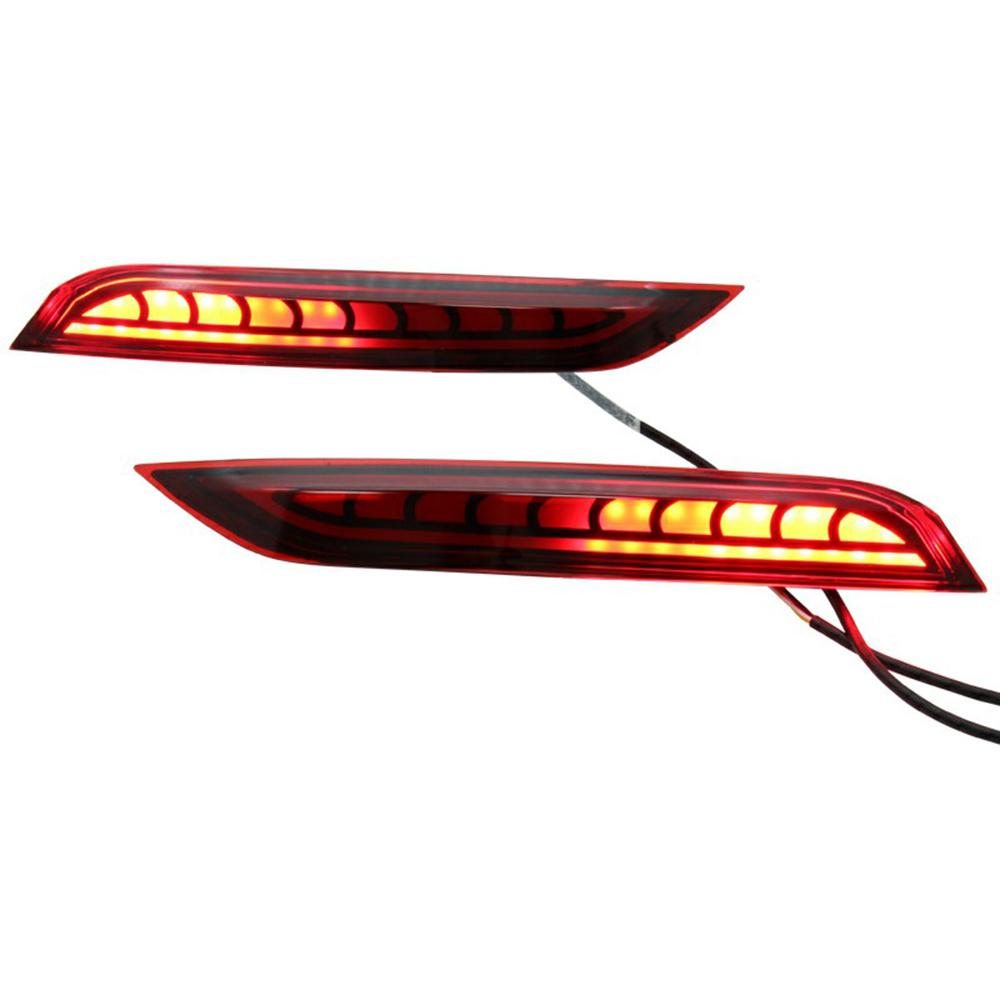 

WINAUTO 1 пара світлодіодних задніх бамперних ліхтарів для Polo 2014-2018 років, стоп-сигнали повороту Type A