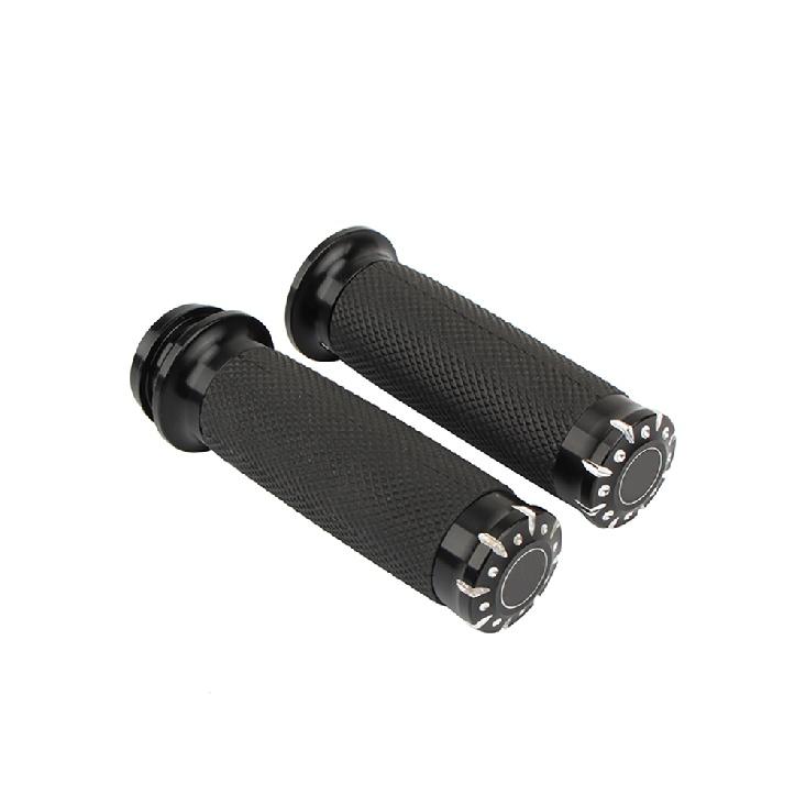 Motorcycle Handle Grips 1'' 25mm Electronic Throttle Handle Bar Grip Hand Grip CNC For Harley Touring Electra Glide Softail