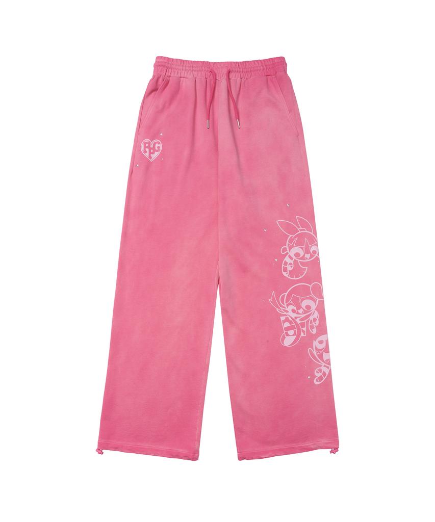 AMES-WORLDWIDE Ppg Hotfix Drawing Sweat Pants Pink
