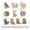 Floral Fabrics DIY Sewing Kit Creative Design Animal Toy Craft Fabric Sewing Kit  For Craft Lover