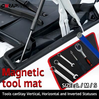 Magnetic Wrench Auxiliary Equipment Screw Tool Pad Flexible Tool Bracket Pad Mechanical Tray Portable Storage Space Accessories