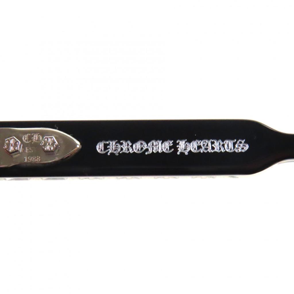 Tolle CHROME HEARTS Brille AMBIDEXTROUS CH Plus Wellington schwarz 925 Herren Gebraucht