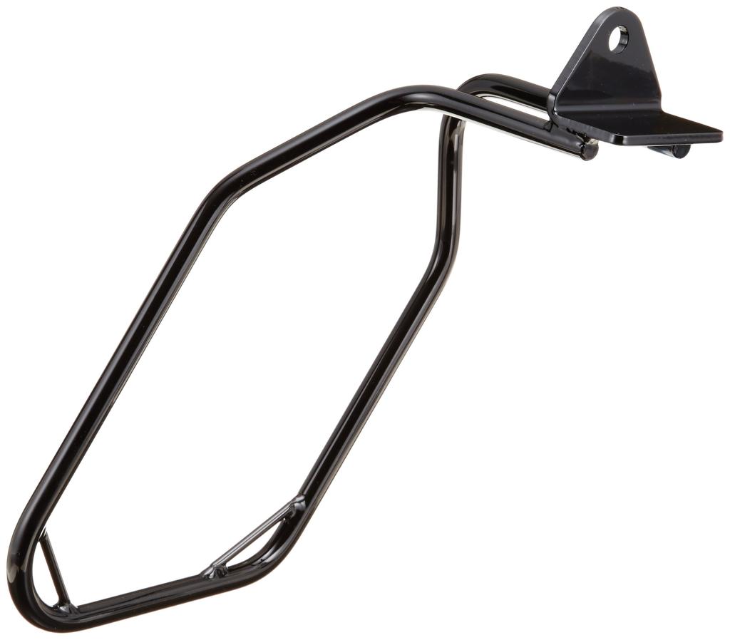 Kijima Motorcycle Parts Saddlebag Support, Steel, Compatible with DHW, Left Side, Black, for FXST ('03-'05) and FLST ('03-'06), HD-08025