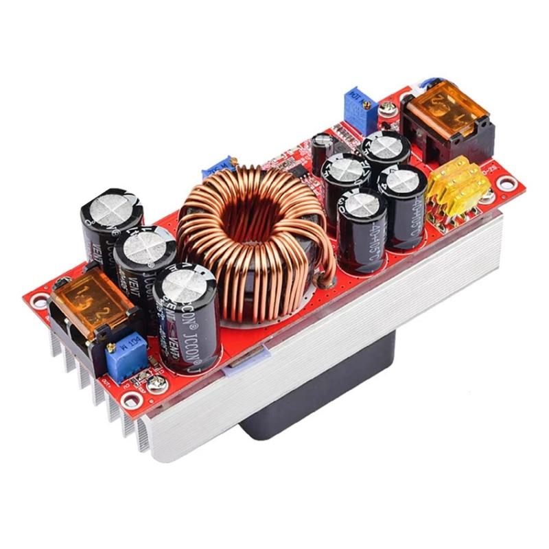 40A 1000W 10-60V To 12-90V Step Upping Power Module Adjustable Voltages Supply Converters Measuring Cable