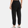 Under Armour Essential Solid Color Logo Drawstring Joggers Women Bottoms Black 1373034-001