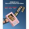 Pink Digital Camera for Kids & Teens - 16X Zoom, Compact, Ages 8-13 - Christmas & Birthday Gift for Girls