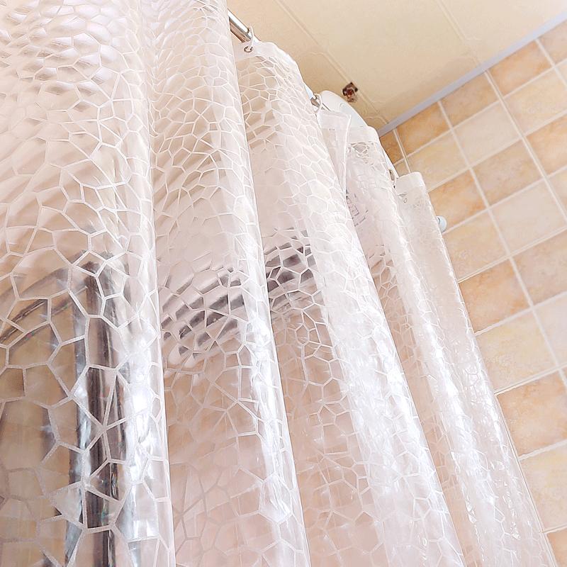 

Modern Printed Waterproof Shower Curtain Mildew Proof Durable Shower Curtain With Hooks Bathtub Curtains Bathroom Accessories 80x180cm