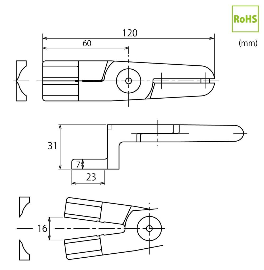 VESSEL Air Nipper Crank Blade N20AH for Compatible with Models Blade, Plastic, GT-NS20/GT-N20/GT-NR20/GT-NB20