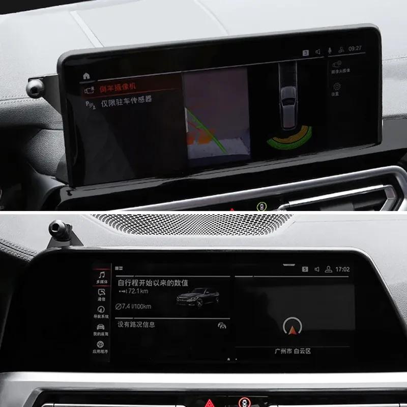 Supporto dedicato per telefono Supporto per schermo multimediale per auto Base di fissaggio Collocazione per BMW Serie 3/4/5/6/7 X1 X2 X3 X4 X5 X6