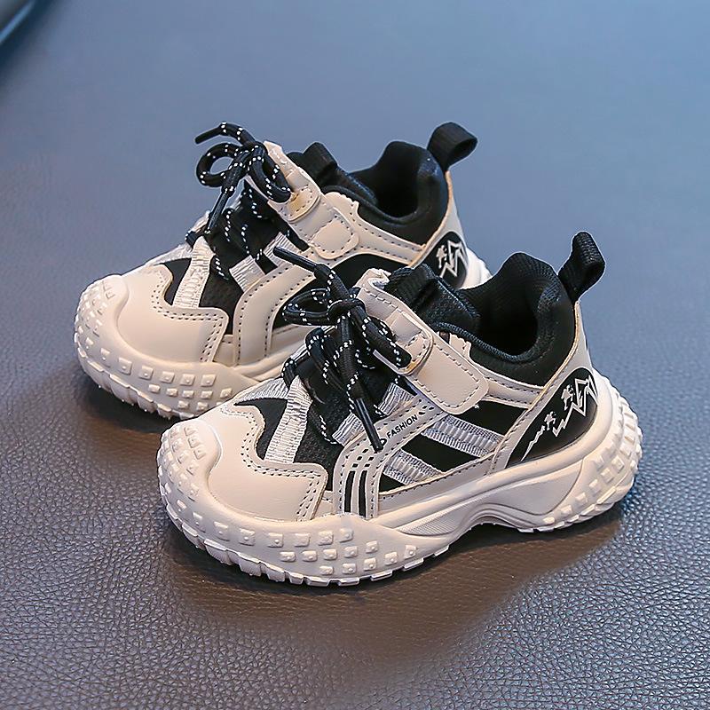 Children's shoes 2025 spring and autumn new girls sports shoes boys baby casual shoes children soft-soled dad shoes